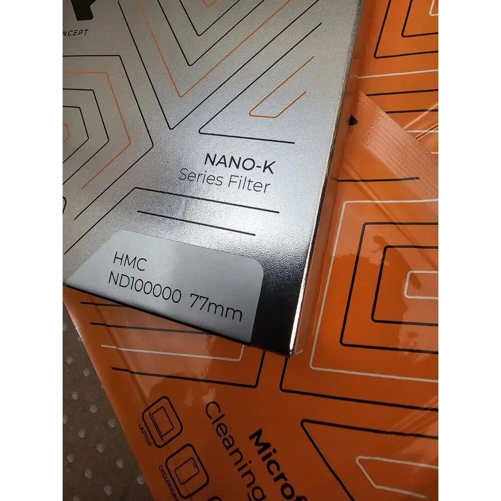 K&F Concept Nano-k Series Filter 77mm HMC ND100000 + 3 Microfiber Cleaning Cloth
